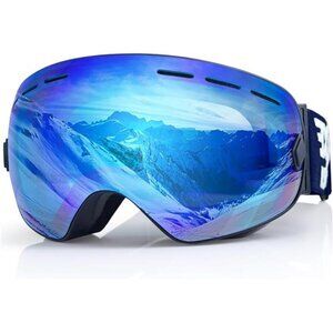 Snowboard Ski Goggles Men Women Youth, Anti Fog OTG Winter Snow